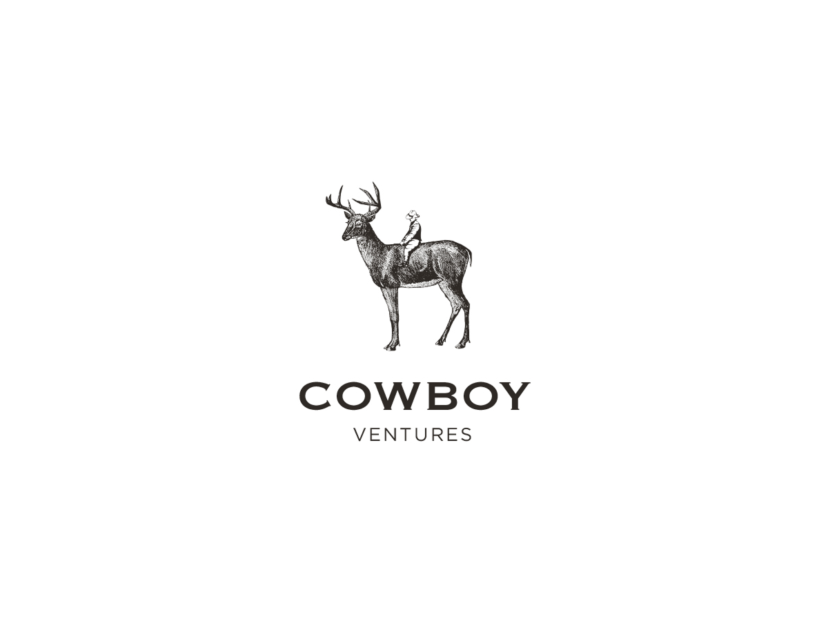 Cowboy Ventures logo featuring a cowboy riding a deer